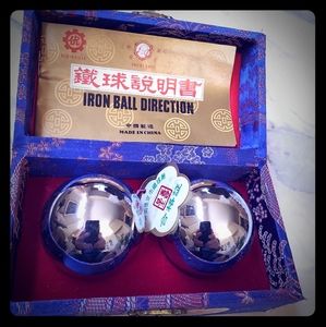 Vintage Iron Balls with Original Box & Literature